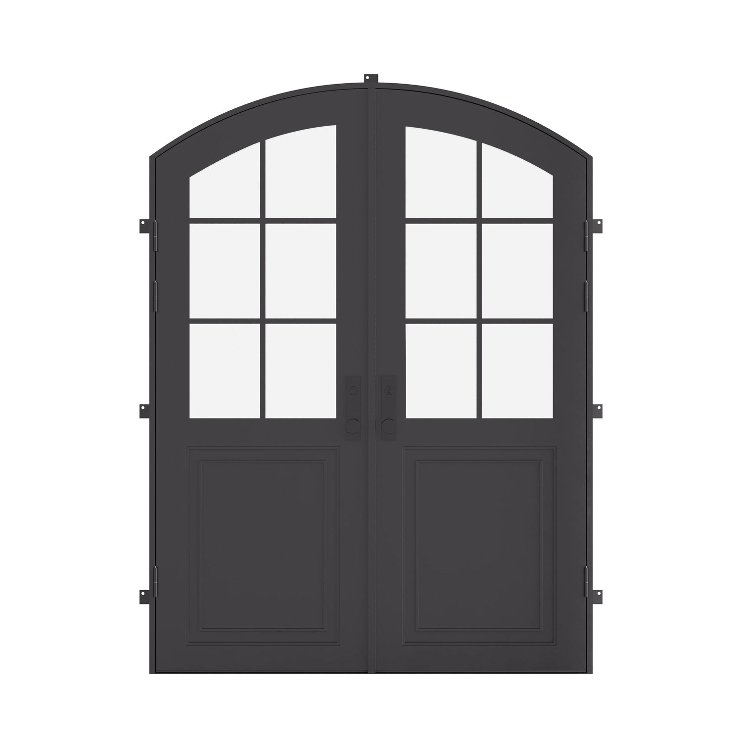 Air Getty - Double Arch by Pinky’s Iron Doors — home doors, view 1