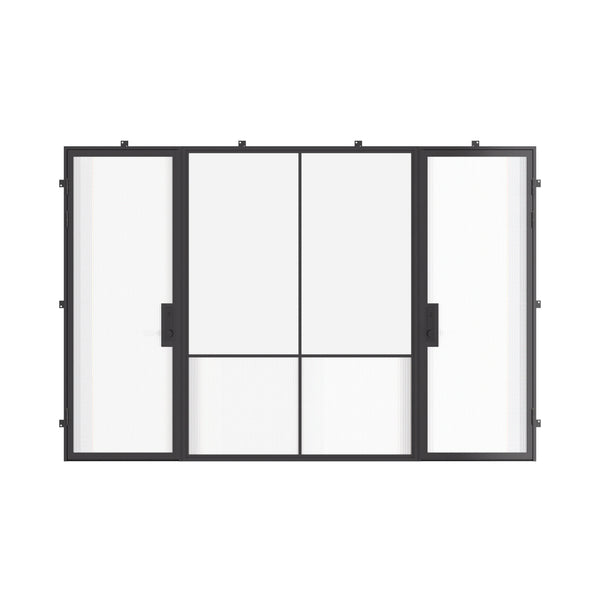 Air Grand - Dual Single with Middle Fixed Panel Flat | Standard Sizes