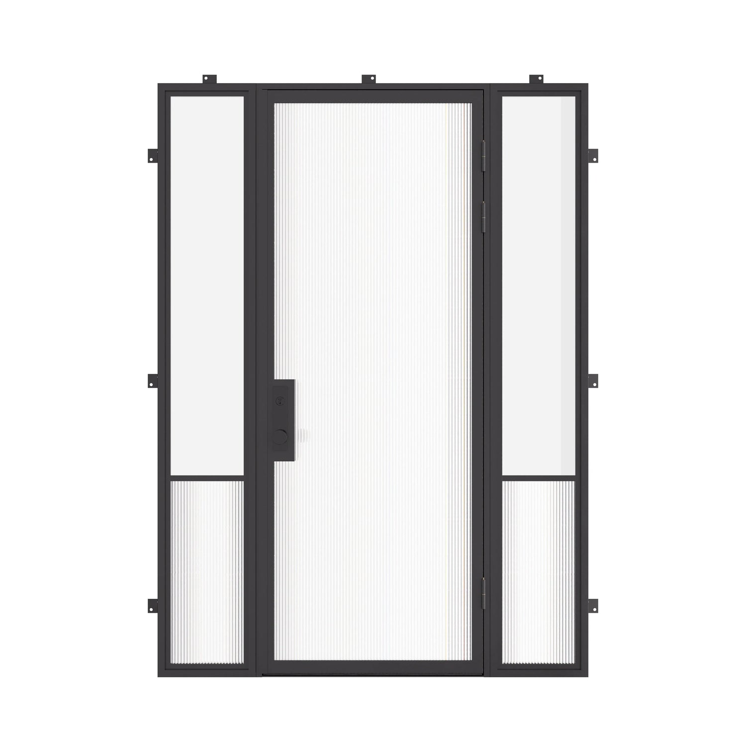 Air Grand with Side Windows - Single Flat by Pinky’s Iron Doors — home doors, view 1
