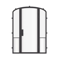 Air Grand with Side Windows - Single Mini Arch by Pinky’s Iron Doors — home doors, view 1