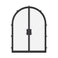 Air Lite - Double Full Arch | Standard Sizes by Pinky’s Iron Doors — home doors, view 1
