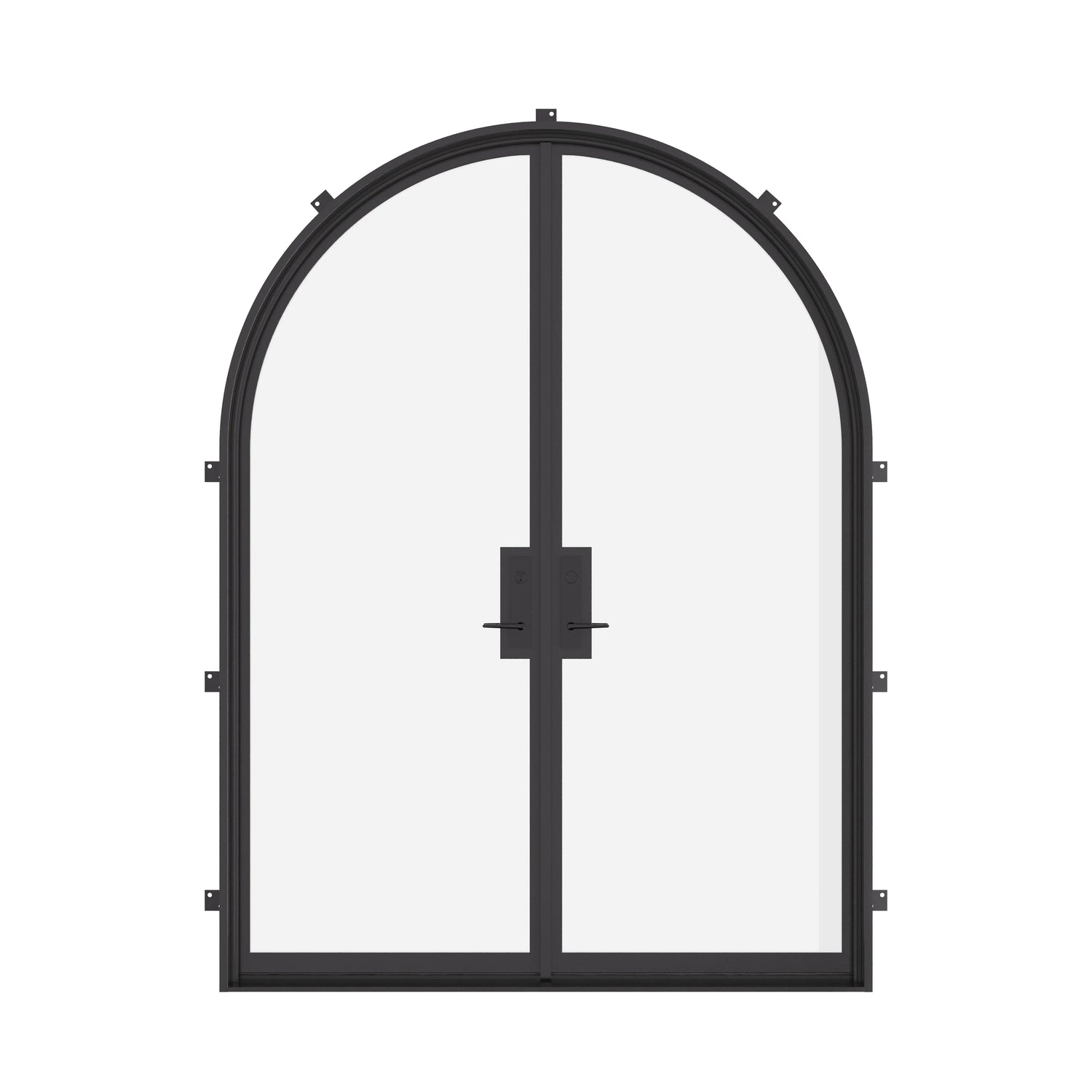 Air Lite - Double Full Arch by Pinky’s Iron Doors — home doors, view 1