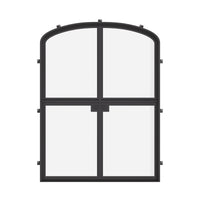 Air Lite Dutch - Double Mini Arch | Standard Sizes by Pinky’s Iron Doors — home doors, view 1