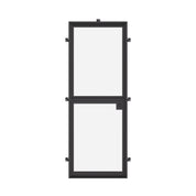 Dutch flat exterior steel door, NFRC rated glazing.
