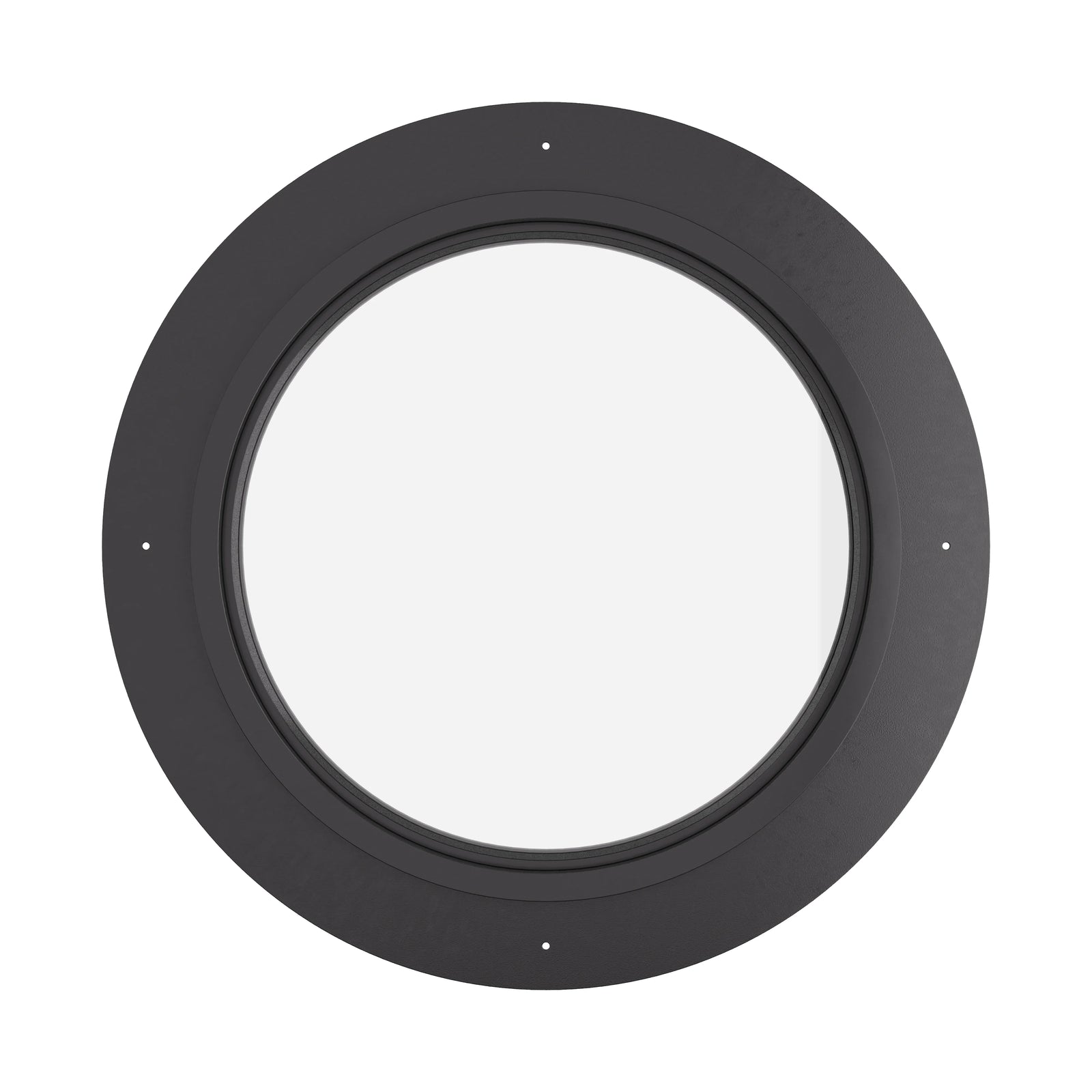 round steel window with thermal break for snow-prone regions