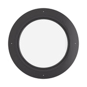 round steel window with thermal break for snow-prone regions
