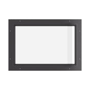 horizontal fixed steel window with low-e glass for coastal modern homes
