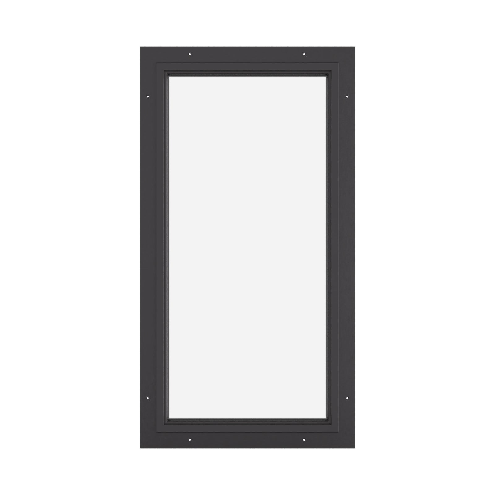 thermally broken portrait steel window with insulated glazing and slim frame