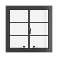 Air Window 0V 2H with Thermal Break - Double Casement Square | Standard Sizes