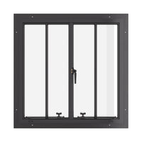Air Window 1V 0H with Thermal Break - Double Casement Square | Standard Sizes