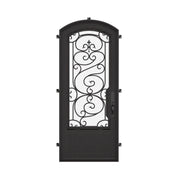 Beverly curved top single door for cold weather.