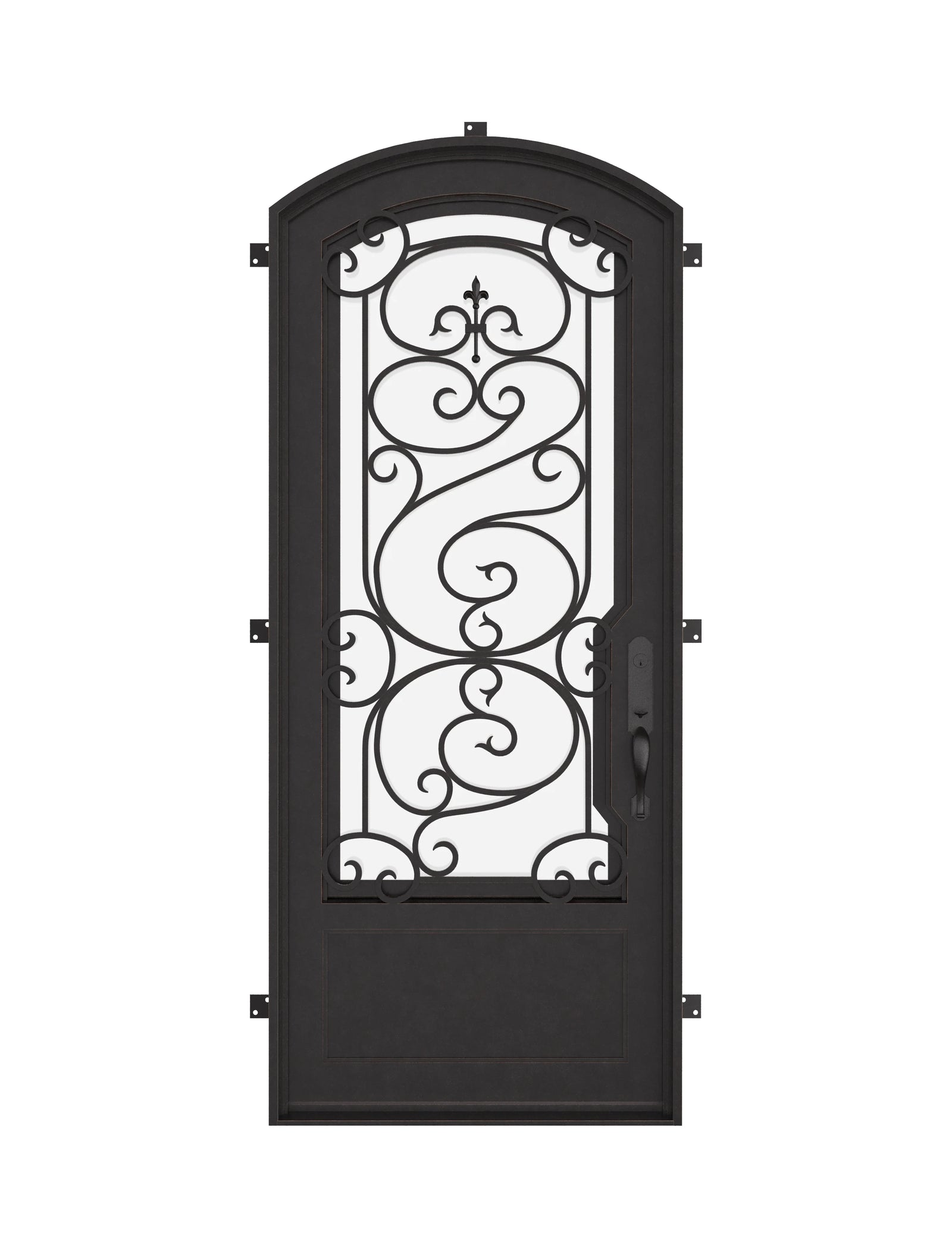 Beverly single arch top single door with energy efficient glass.