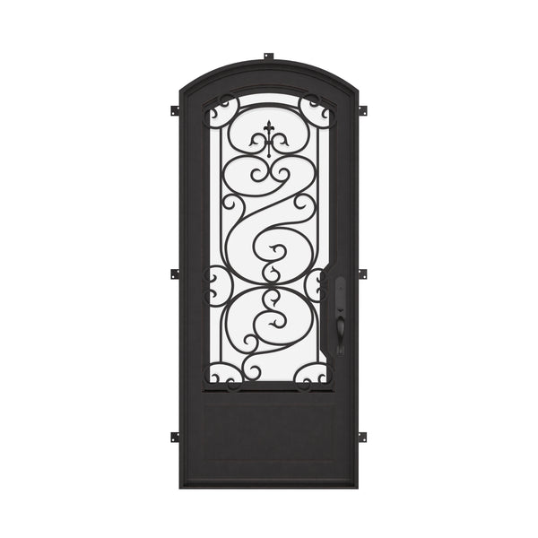 Beverly single arch top single door with energy efficient glass.