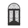 Beverly with Thermal Break and Full Arch Top Window - Double Flat by Pinky’s Iron Doors — home doors, view 1