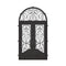 Beverly with Thermal Break and Full Arch Top Window - Double Flat by Pinky’s Iron Doors — home doors, view 1