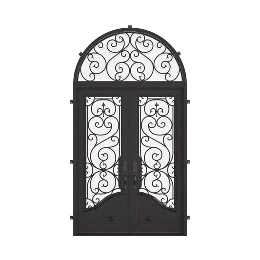 Beverly with Full Arch Top Window - Double Flat | Standard Sizes