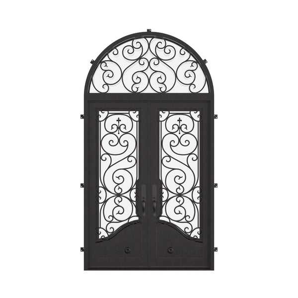 Beverly with Thermal Break and Full Arch Top Window - Double Flat | Standard Sizes