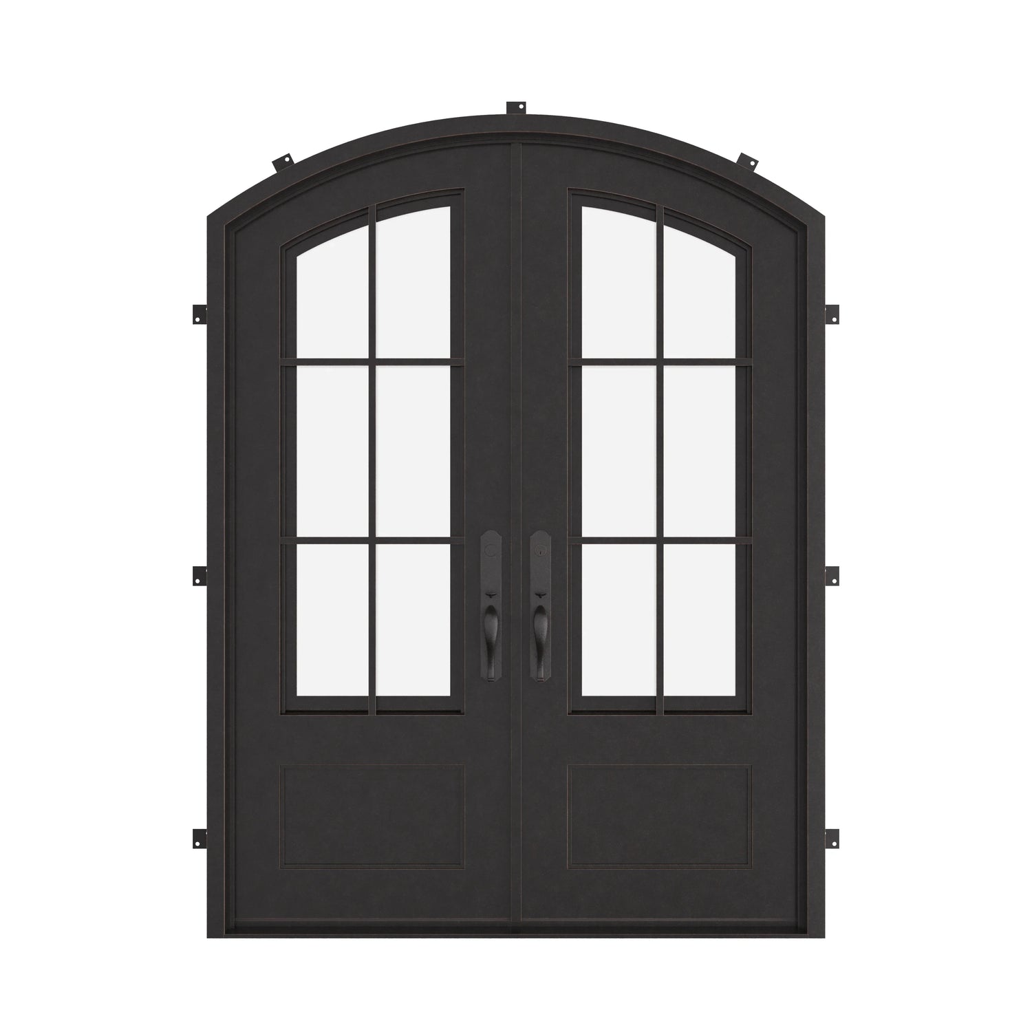 Bristol - Double Arch | Standard Sizes by Pinky’s Iron Doors — home doors, view 1