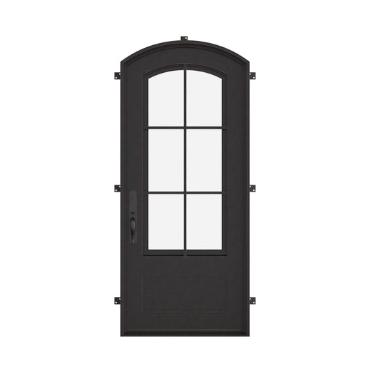 Bristol with Thermal Break - Single Arch by Pinky’s Iron Doors — home doors, view 1