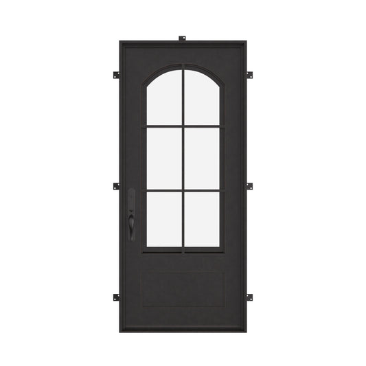 Bristol with Thermal Break - Single Flat by Pinky’s Iron Doors — home doors, view 1