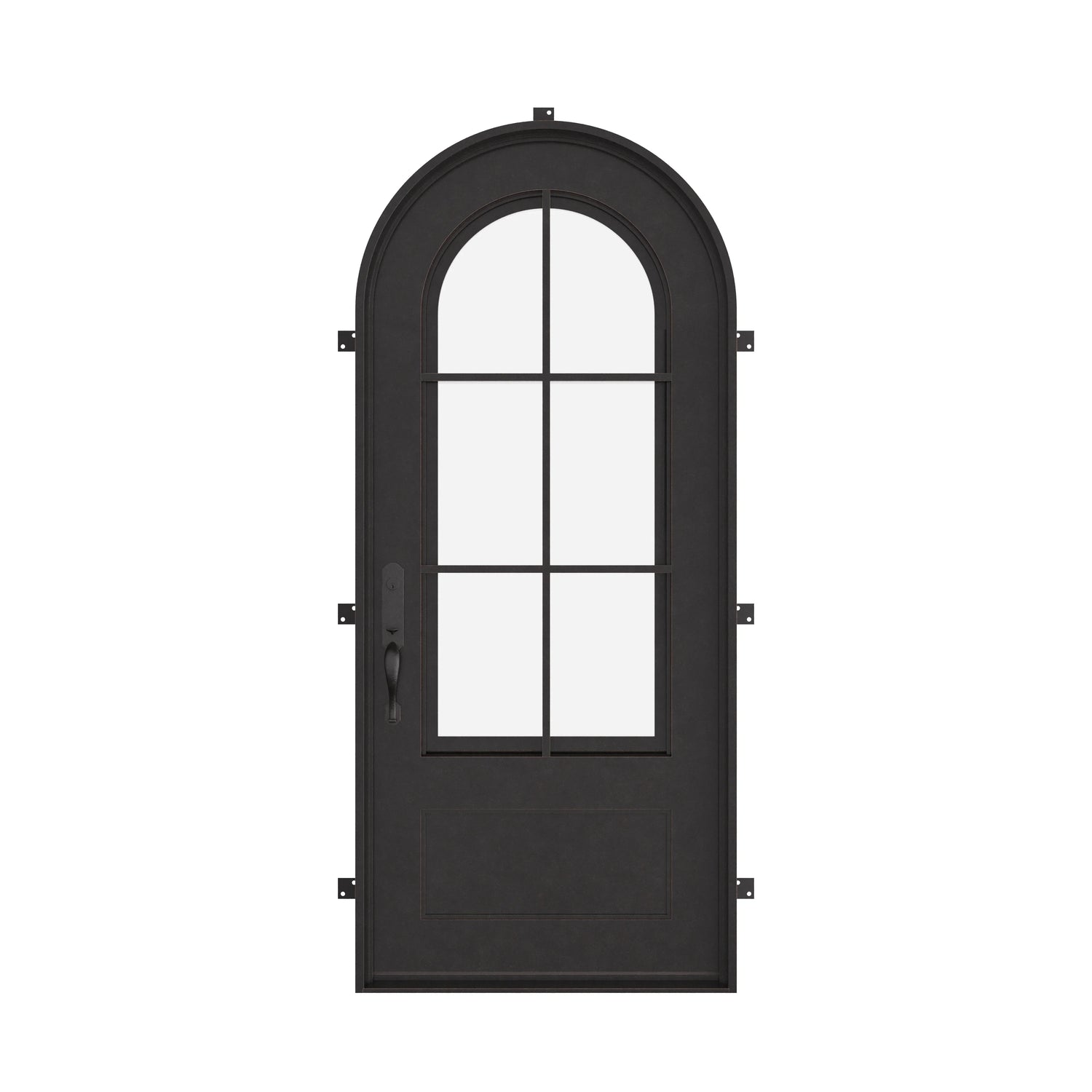 Bristol with Thermal Break - Single Full Arch by Pinky’s Iron Doors — home doors, view 1