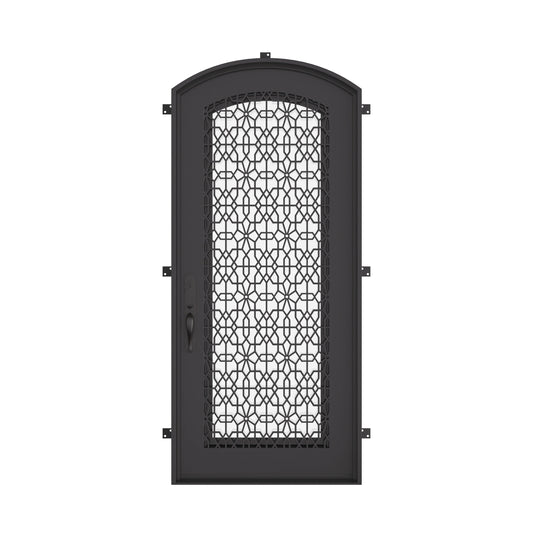 DNA' Door with Thermal Break - Single Arch | Standard Sizes by Pinky’s Iron Doors — home doors, view 1
