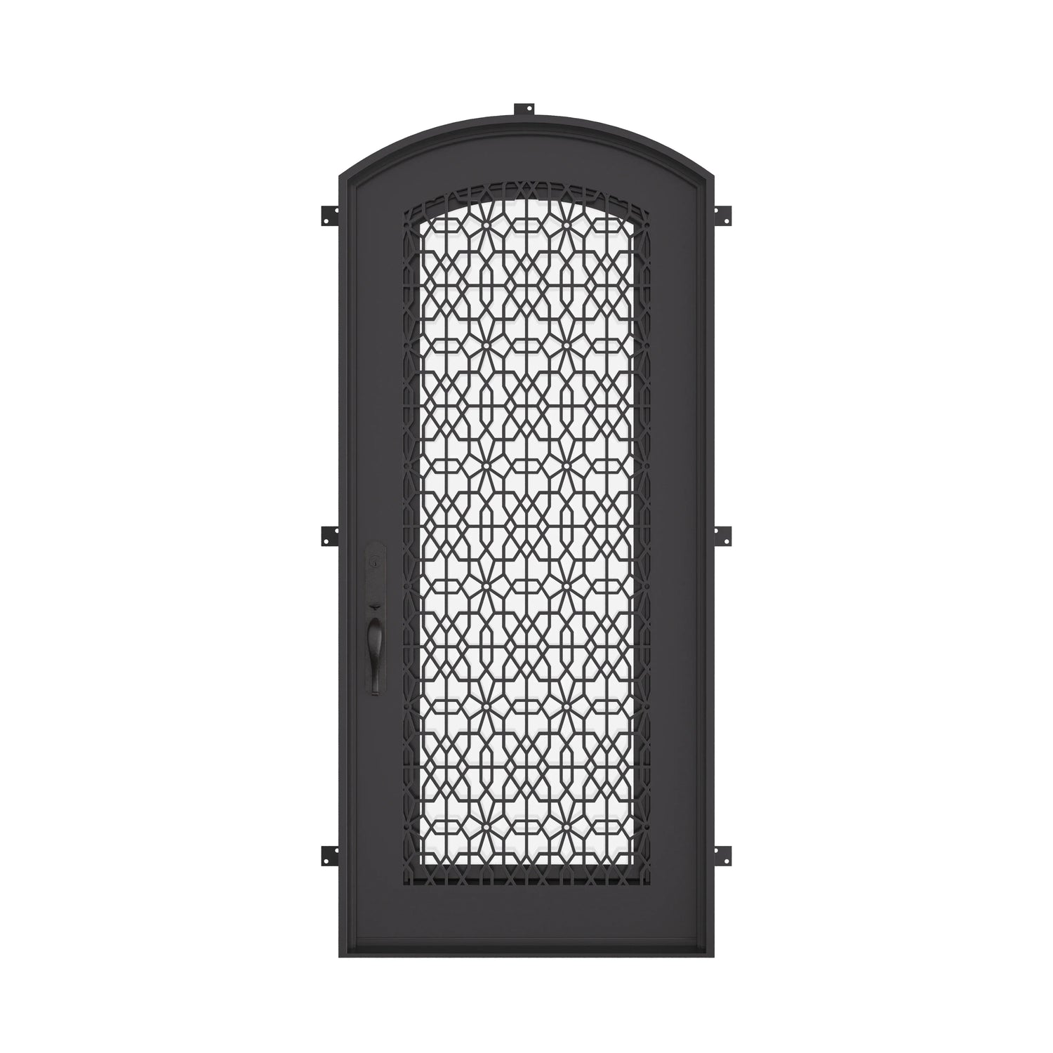 DNA' Door with Thermal Break - Single Arch | Standard Sizes by Pinky’s Iron Doors — home doors, view 1