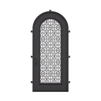 DNA' Door with Thermal Break - Single Full Arch by Pinky’s Iron Doors — home doors, view 1