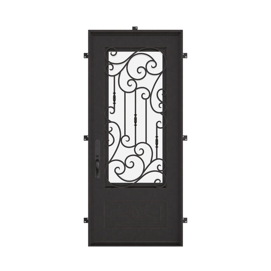 Golden Gate with Thermal Break - Single Flat by Pinky’s Iron Doors — home doors, view 1