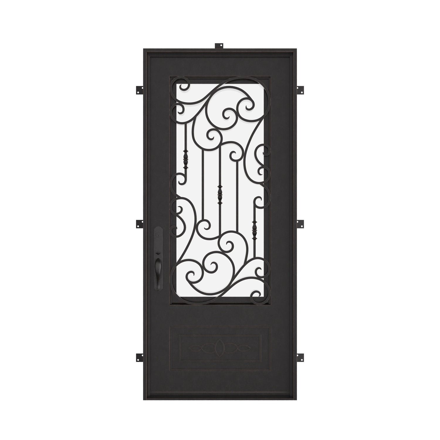 Golden Gate with Thermal Break - Single Flat by Pinky’s Iron Doors — home doors, view 1