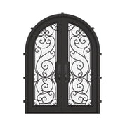 Hills round top iron french door with thermal barrier.