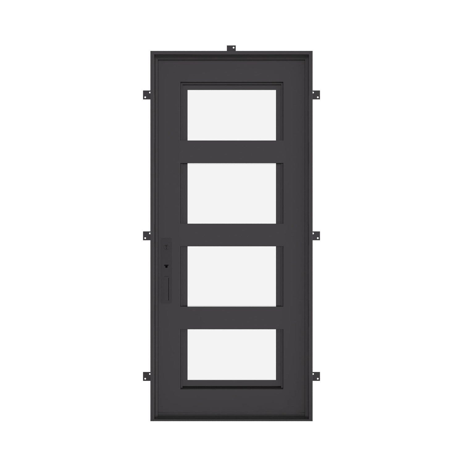 Knox with Thermal Break - Single Flat by Pinky’s Iron Doors — home doors, view 1