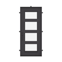 Knox with Thermal Break - Single Flat by Pinky’s Iron Doors — home doors, view 1