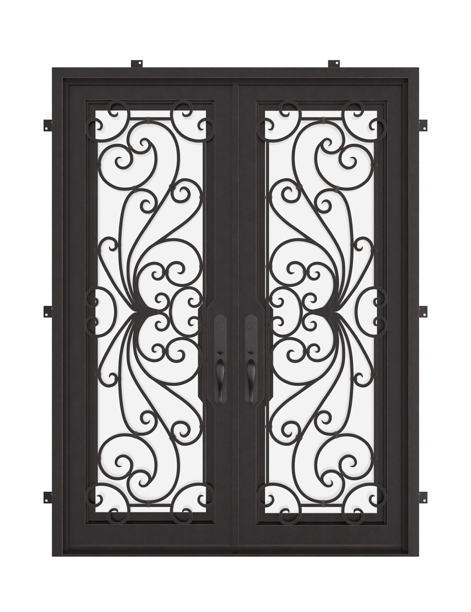 Miracle square top patio door with thermal break.