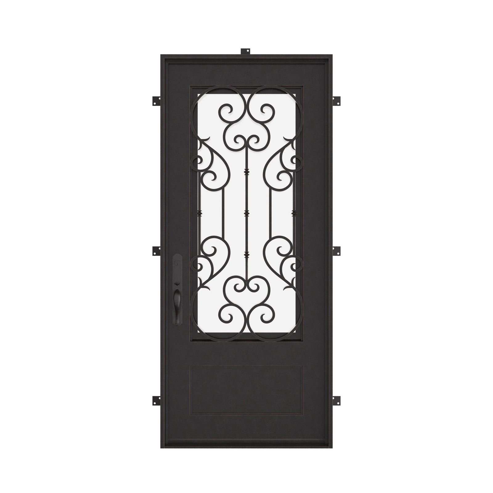 New York thermally broken flat top metal door.