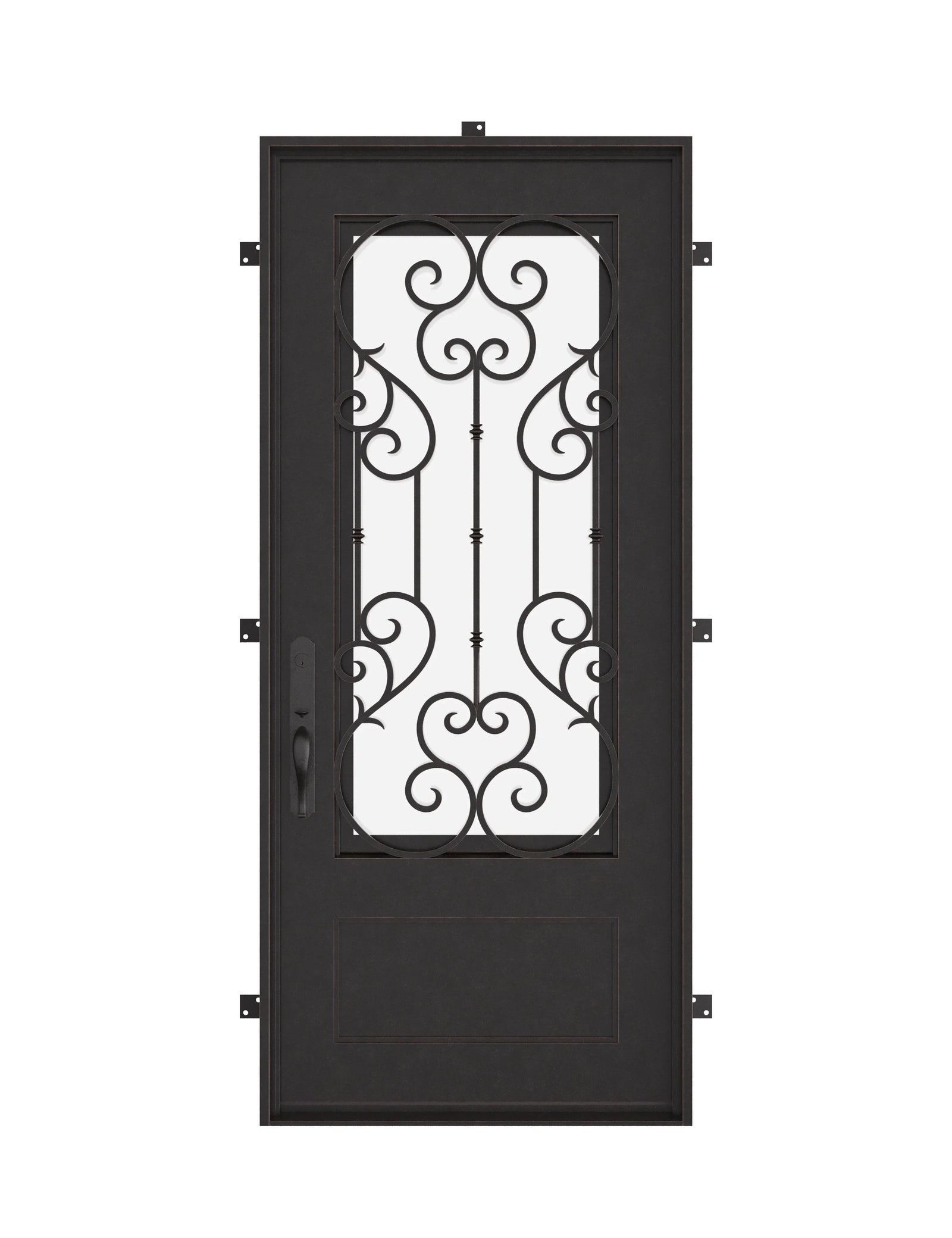 New York thermally broken flat top metal door.