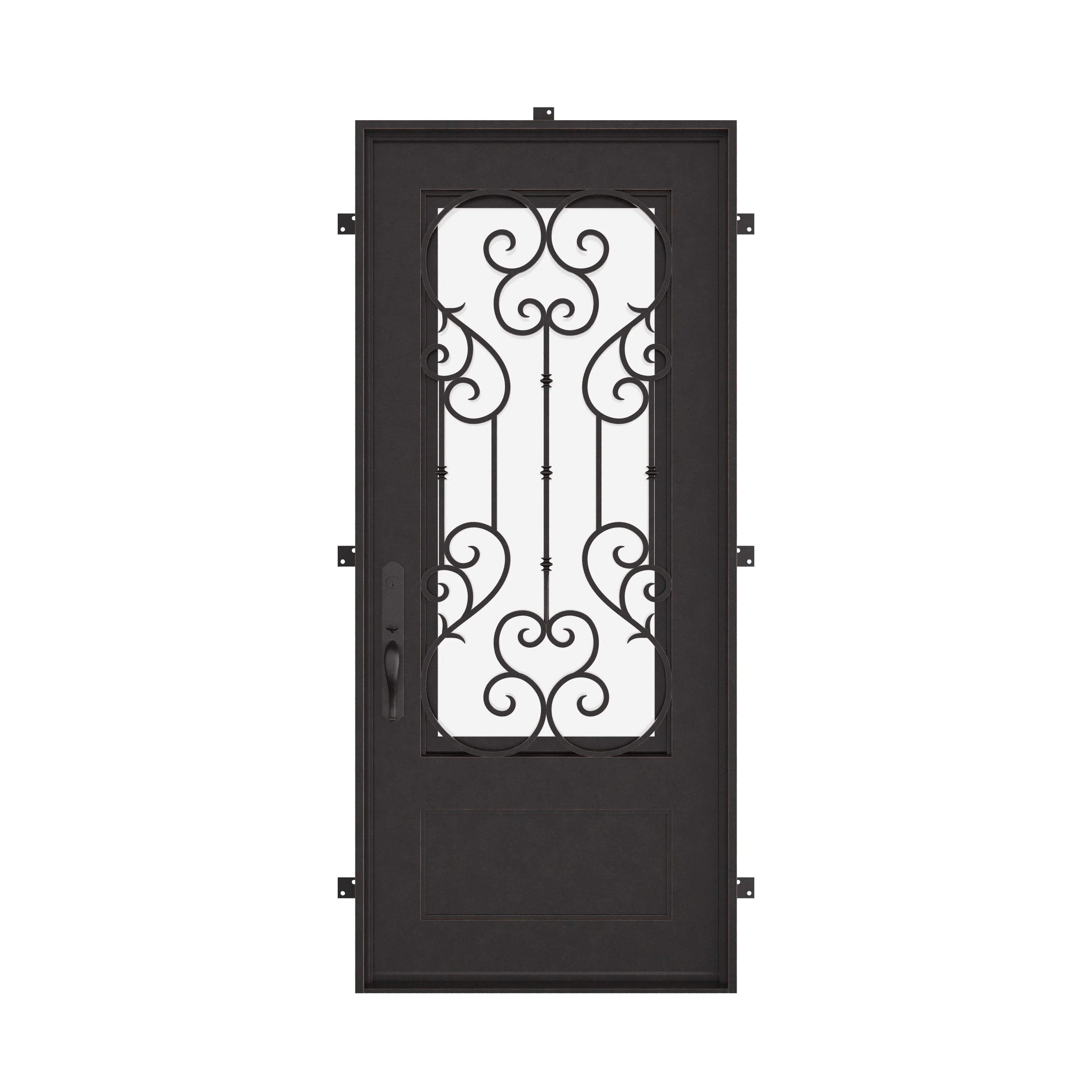 New York thermally broken flat top metal door.