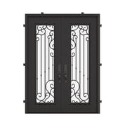 Paris square top patio door with thermal barrier.