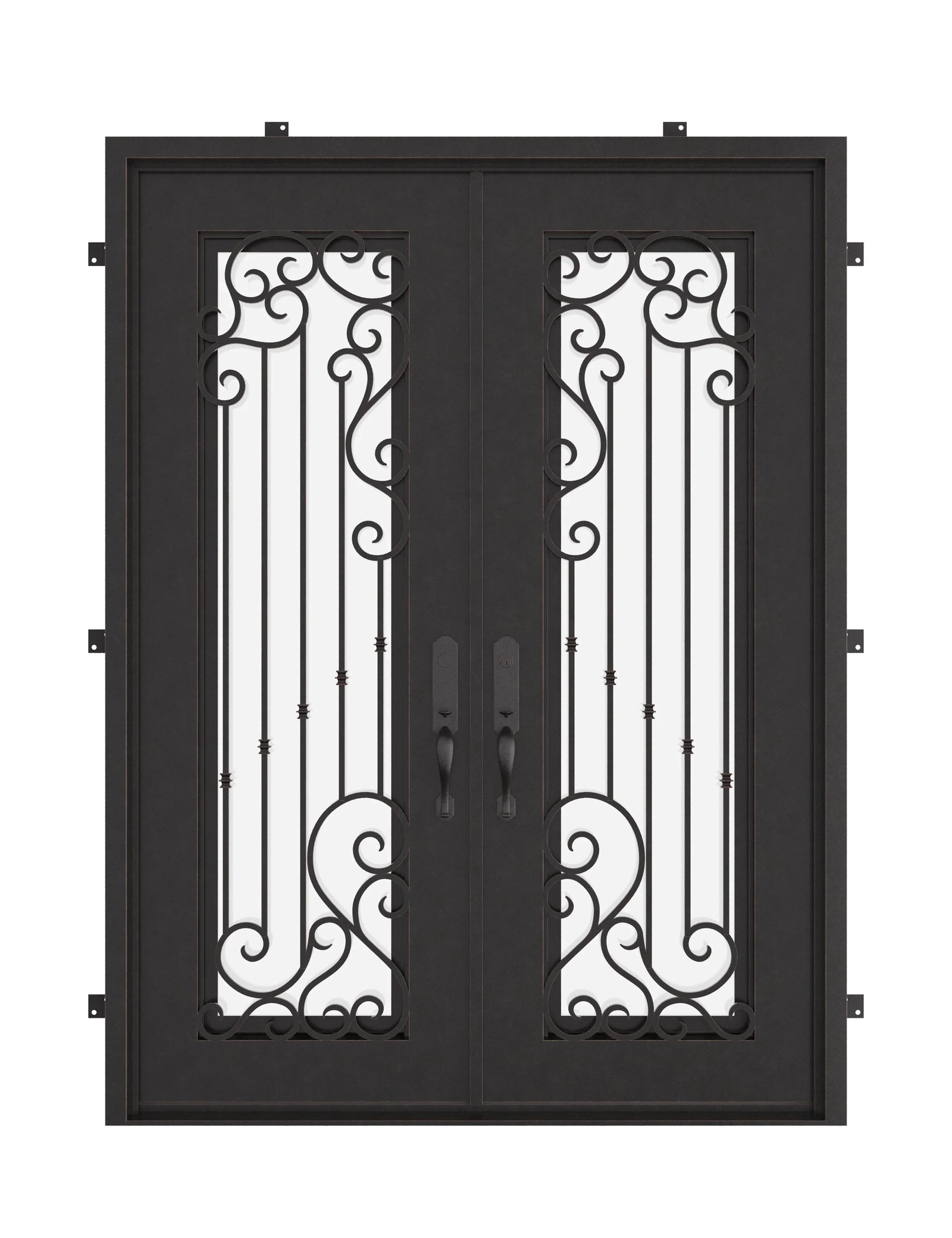 Paris square top patio door with thermal barrier.
