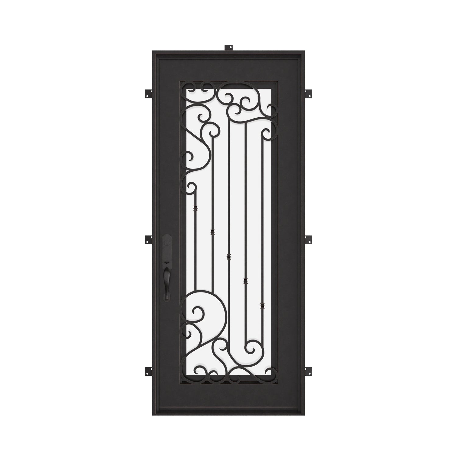 Paris with Thermal Break - Single Flat | Standard Sizes by Pinky’s Iron Doors — home doors, view 1