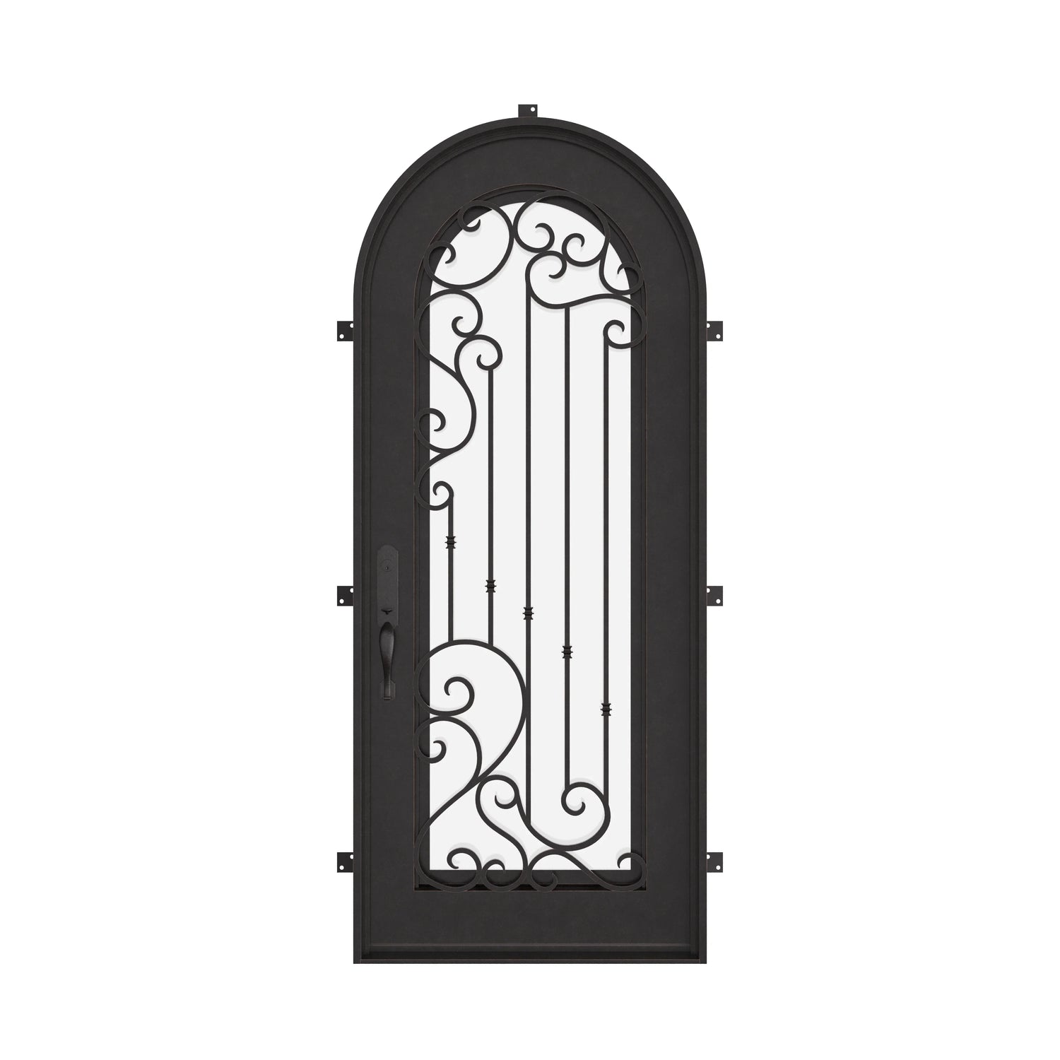 Paris with Thermal Break - Single Full Arch by Pinky’s Iron Doors — home doors, view 1