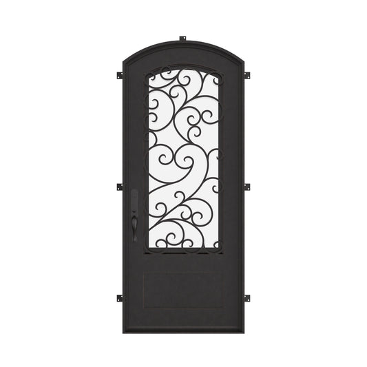 Story with Thermal Break - Single Arch | Standard Sizes by Pinky’s Iron Doors — home doors, view 1