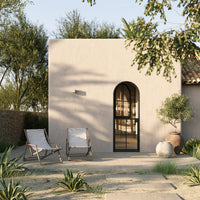 Air 5 Dutch with Thermal Break - Single Full Arch | Standard Sizes by Pinky’s Iron Doors — home doors, view 9