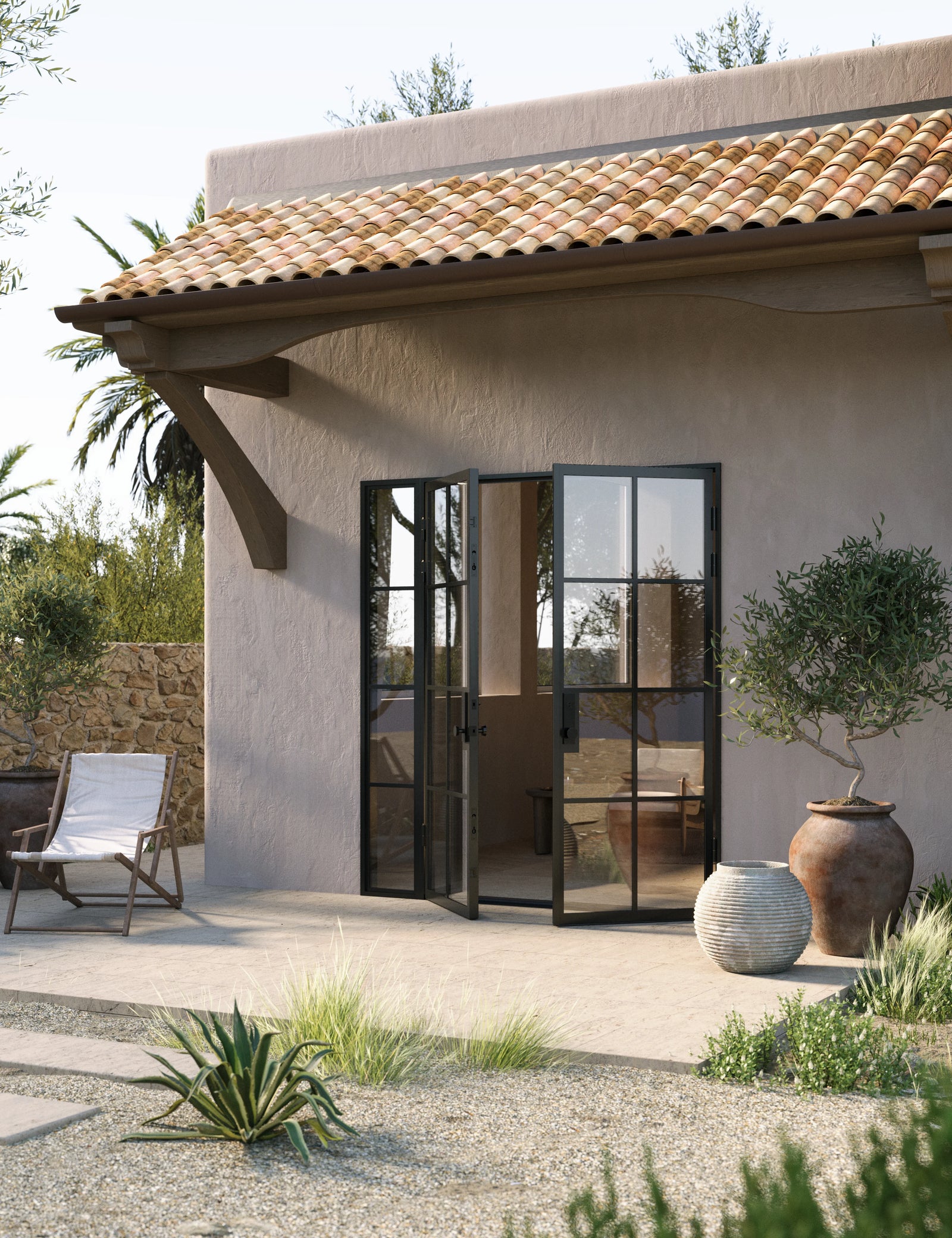 Double flat architectural steel entry doors with left side window, prehung NFRC rated