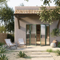 Air Grand with Side Windows - Double Flat | Standard Sizes by Pinky’s Iron Doors — home doors, view 2