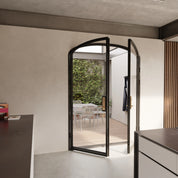 Paired mini arch steel entry with certified performance data.