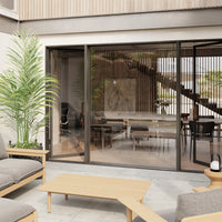 Air Lite with Thermal Break - Dual Single with Middle Fixed Panel Flat | Standard Sizes