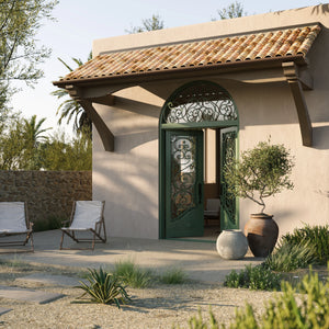 Beverly with Thermal Break and Full Arch Top Window - Double Flat | Standard Sizes