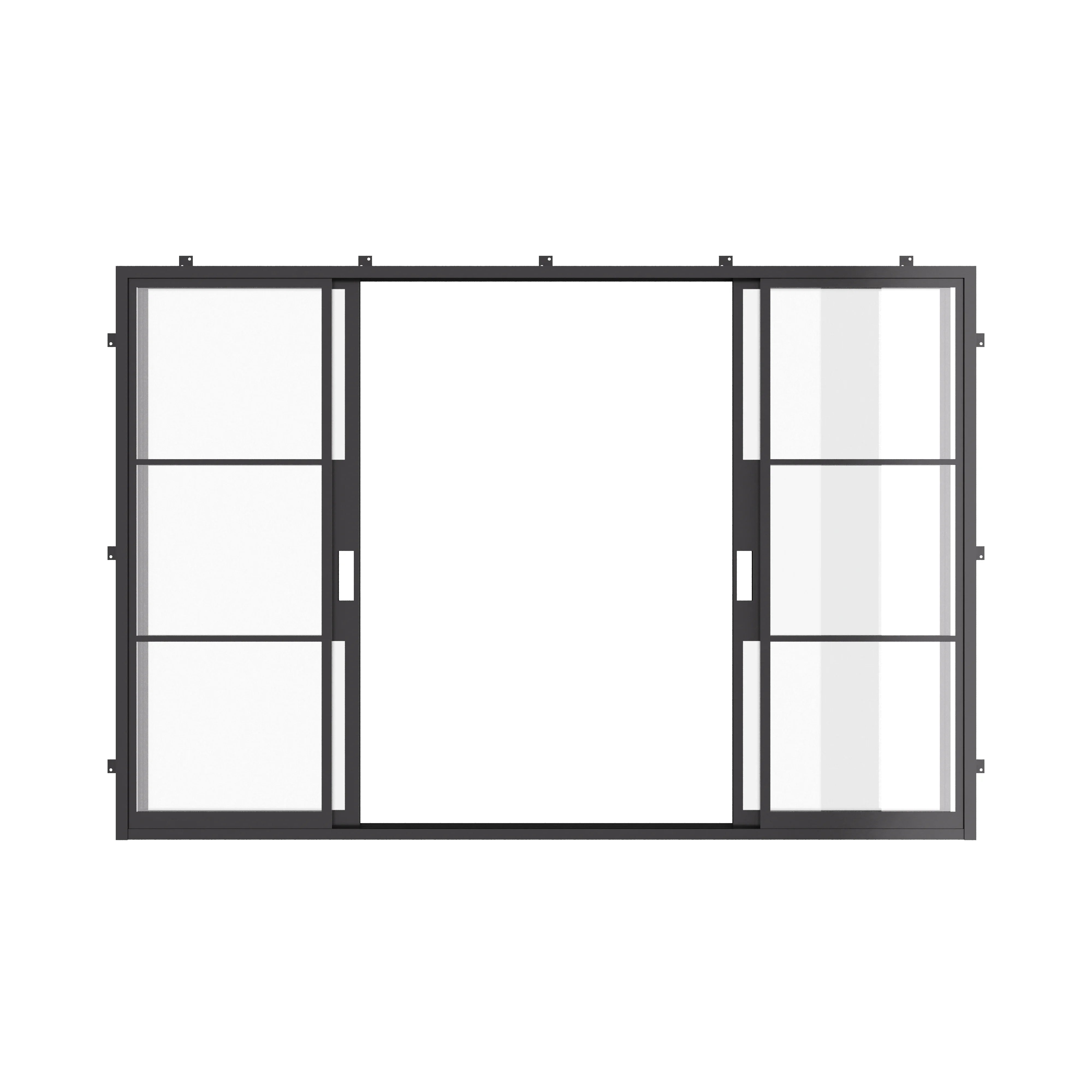 contemporary custom center split slider