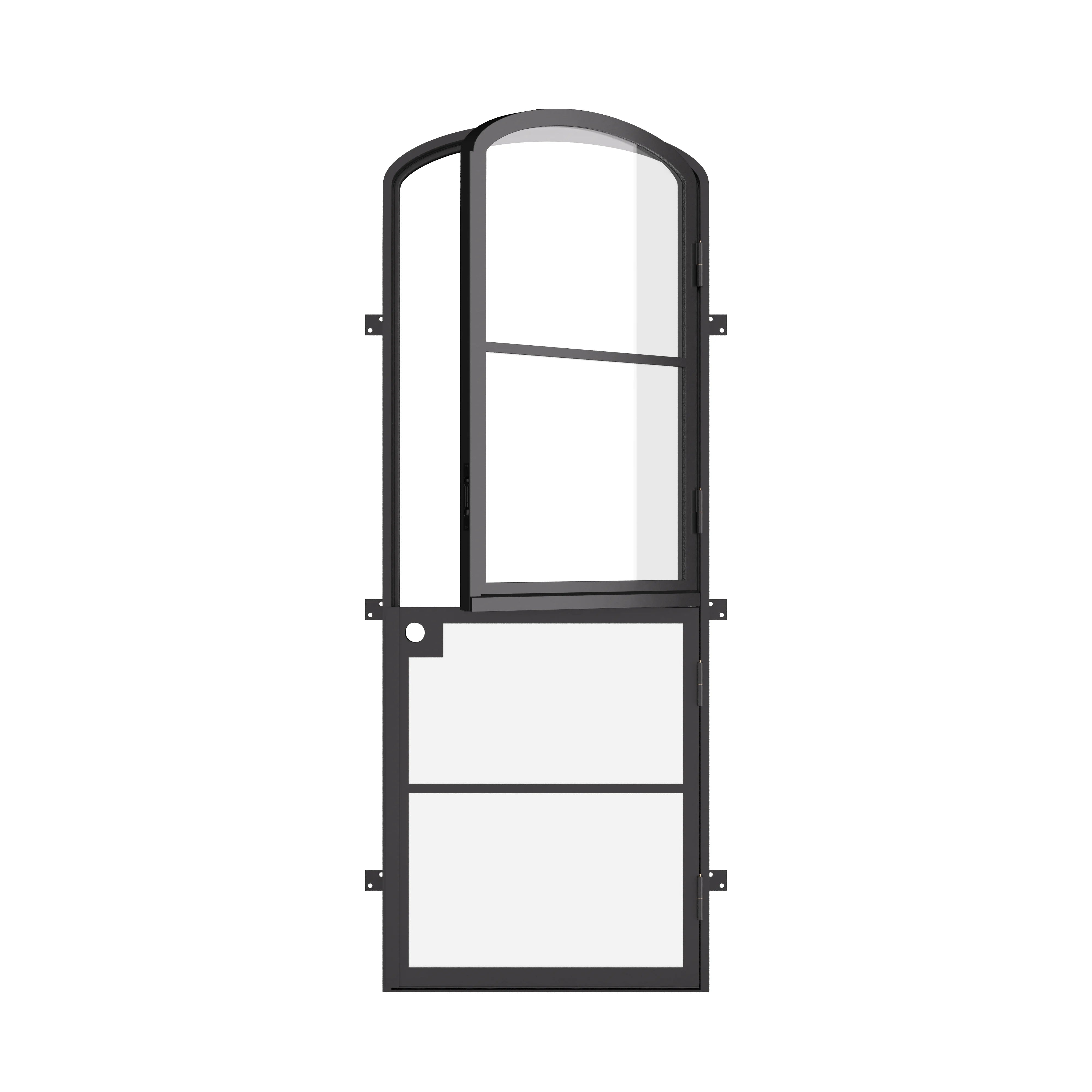 Air 4 Dutch single mini arch modern door, cold rolled steel and premium finish
